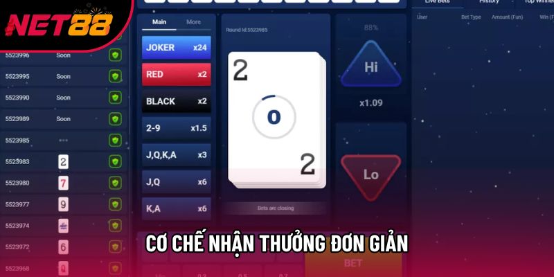 Cơ chế nhận thưởng đơn giản Cơ chế nhận thưởng đơn giản