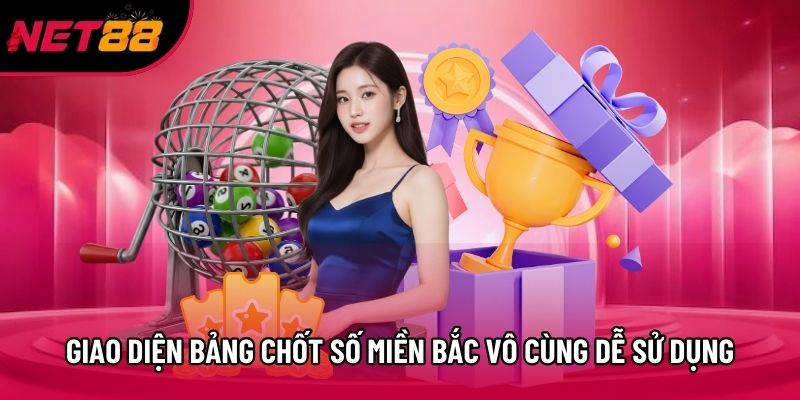 Giao diện bảng chốt số miền Bắc vô cùng dễ sử dụng