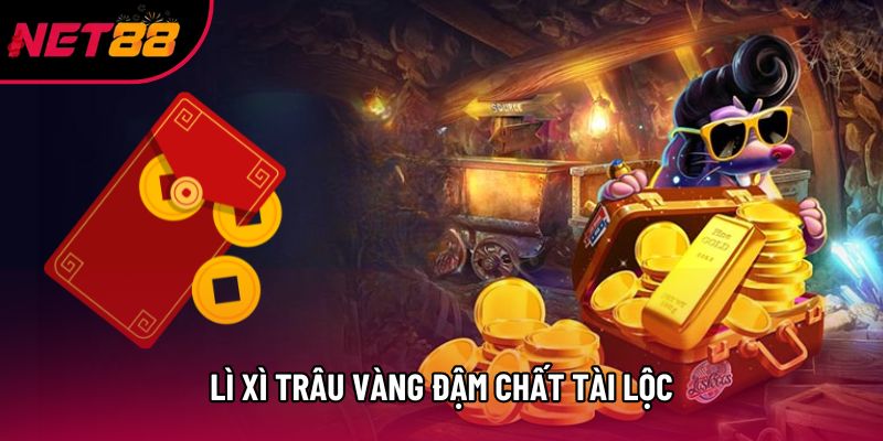 Lì xì trâu vàng đậm chất tài lộc