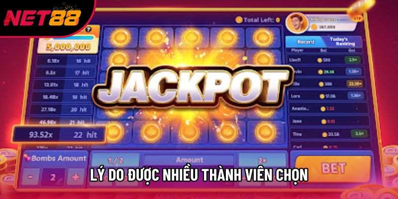 Lý do được nhiều thành viên chọn Lý do được nhiều thành viên chọn