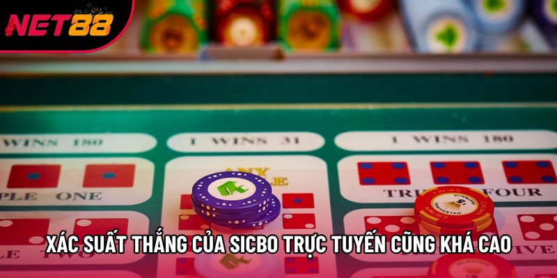 Xác suất thắng của sicbo trực tuyến cũng khá cao Xác suất thắng của sicbo trực tuyến cũng khá cao