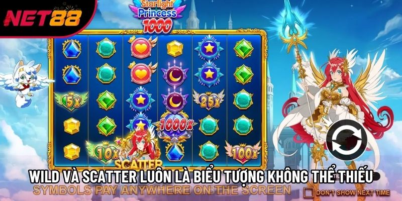 Wild và Scatter luôn là biểu tượng không thể thiếu