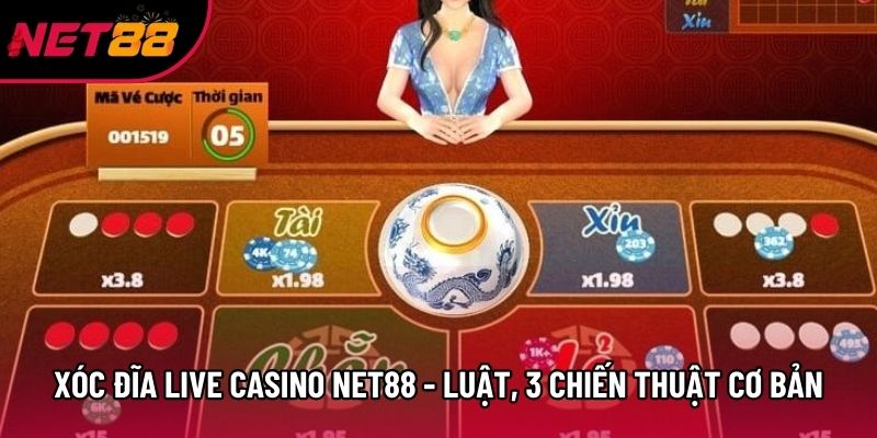 Xóc Đĩa Live Casino Net88 - Luật, 3 Chiến Thuật Cơ Bản Nên Nắm
